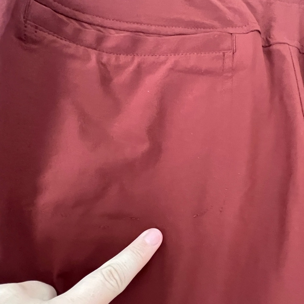Athleta Women's Midtown Lightweight Athleisure Ankle Pant in Dried Cinnamon - Picture 7 of 12